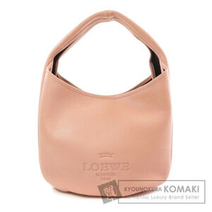 Loewe logo embossed shoulder bag calfskin